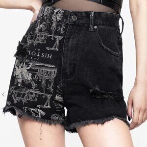 Disturbia Heresy Mom Jean Shorts